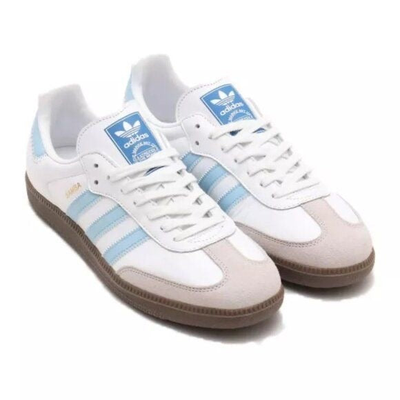 Adidas Samba White Sky Blue